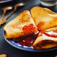 Crepes mit Marmerlade