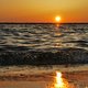 Ein Sonnenuntergang am Meer